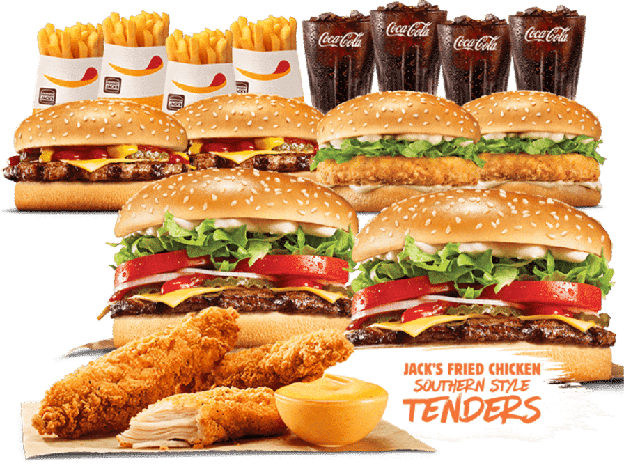 Menu Hungry Jack's Burgers Fountain Gate-1